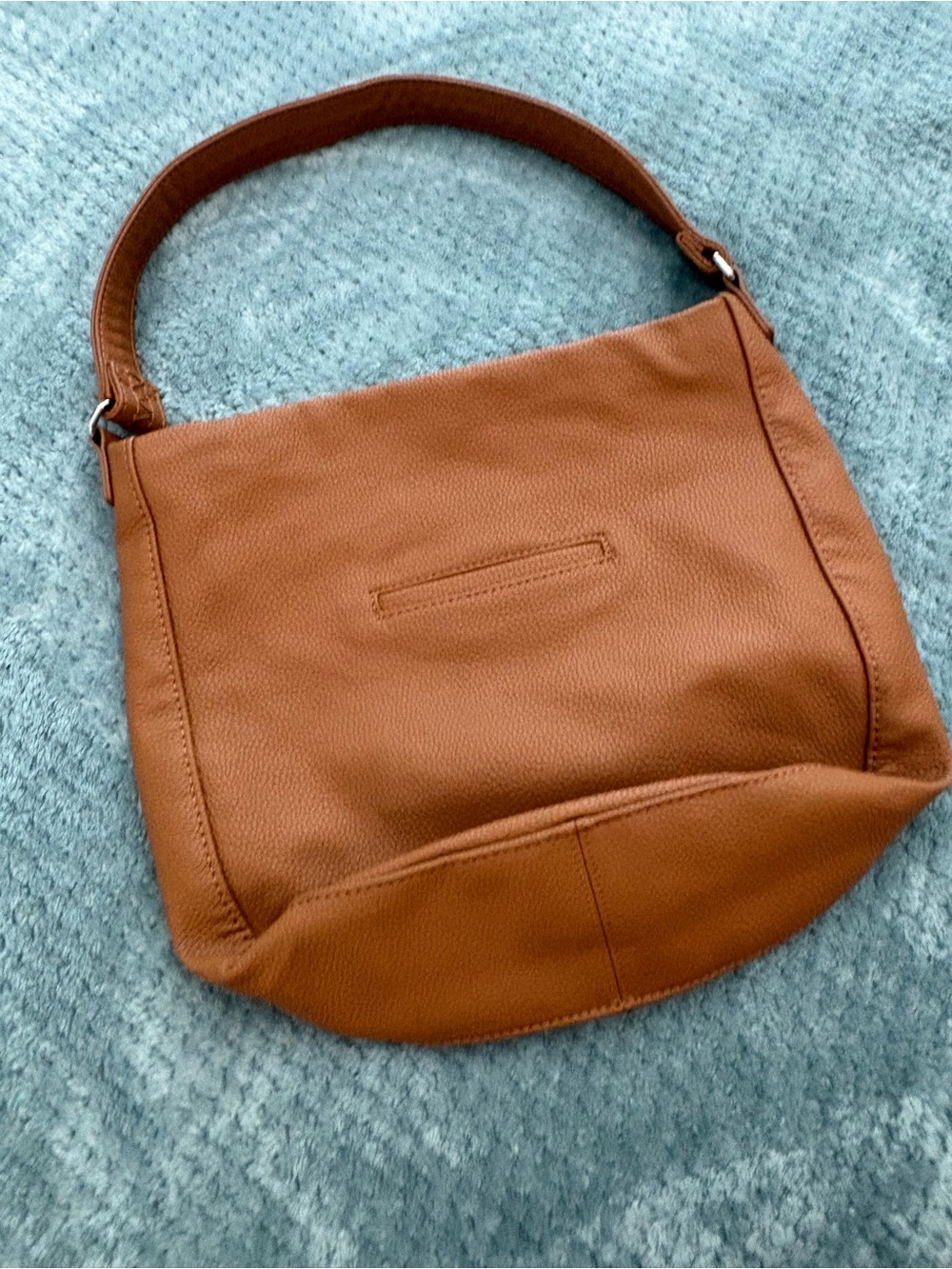 thirty-one Cognac Brown Pebbled Leather Shoulder Midway Hobo - Picture 5 of 10